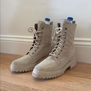 ba&sh Suede Lace Up Safari Boots